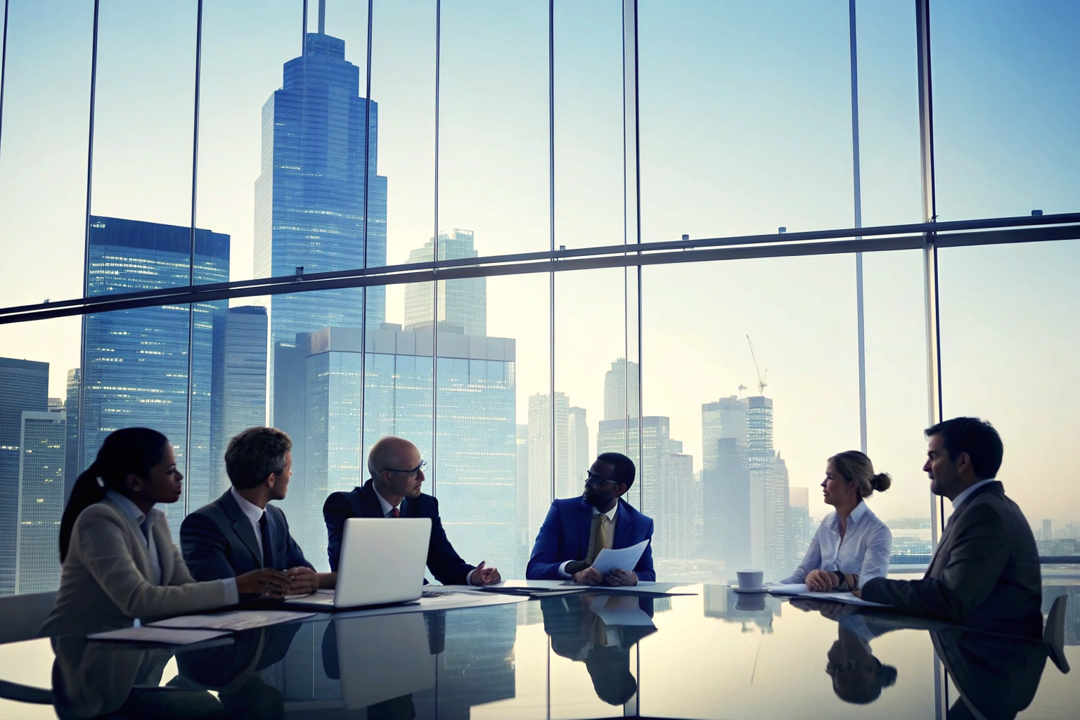 iClima professional service team discussion iClima professional service team meeting