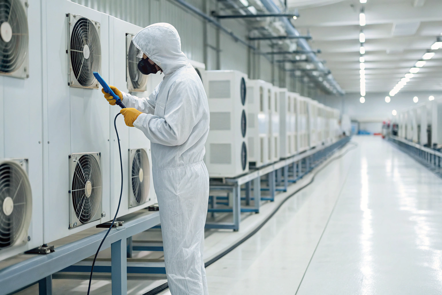 iClima split air conditioner quality control iClima quality control testing split air conditioner