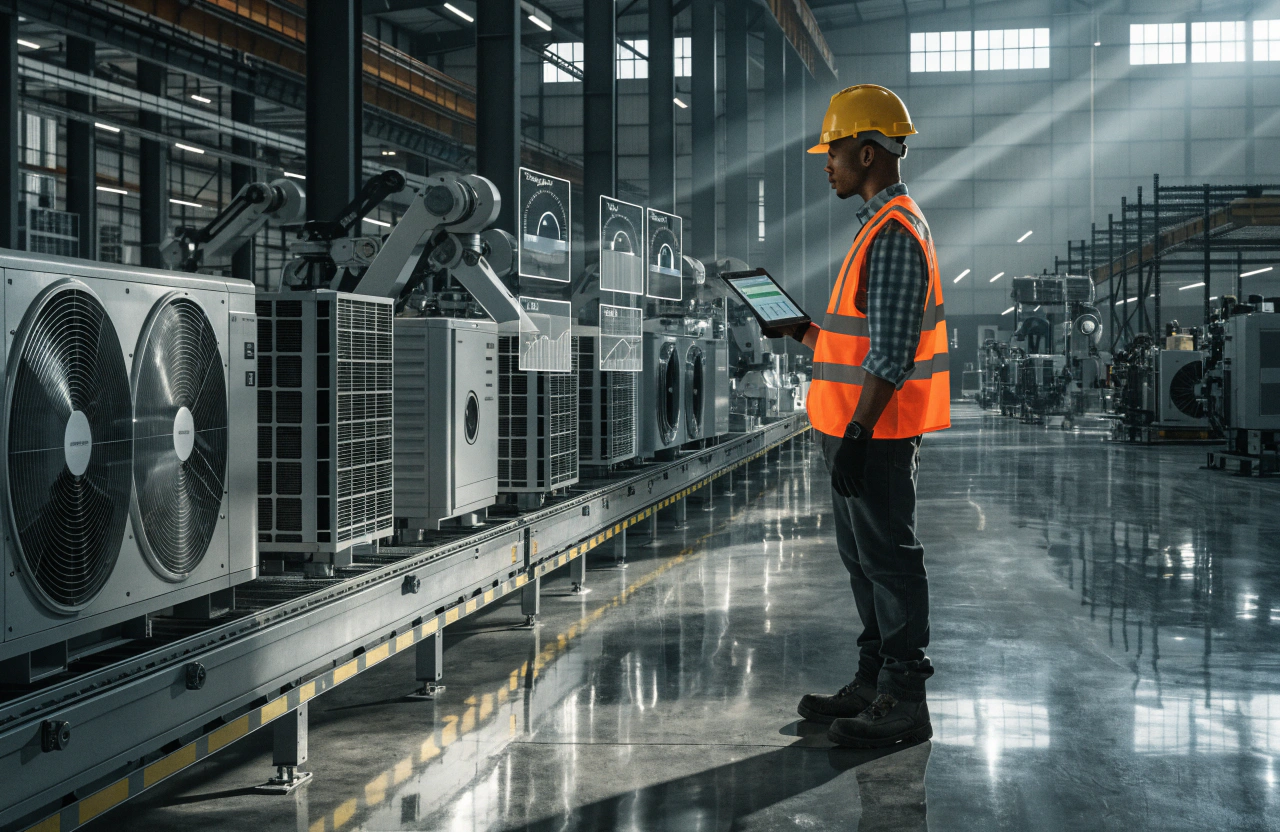 assess HVAC manufacturing capacity