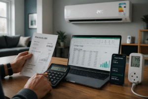 calculating split ac energy costs