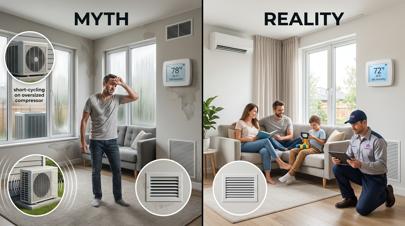 AC sizing myths and realities