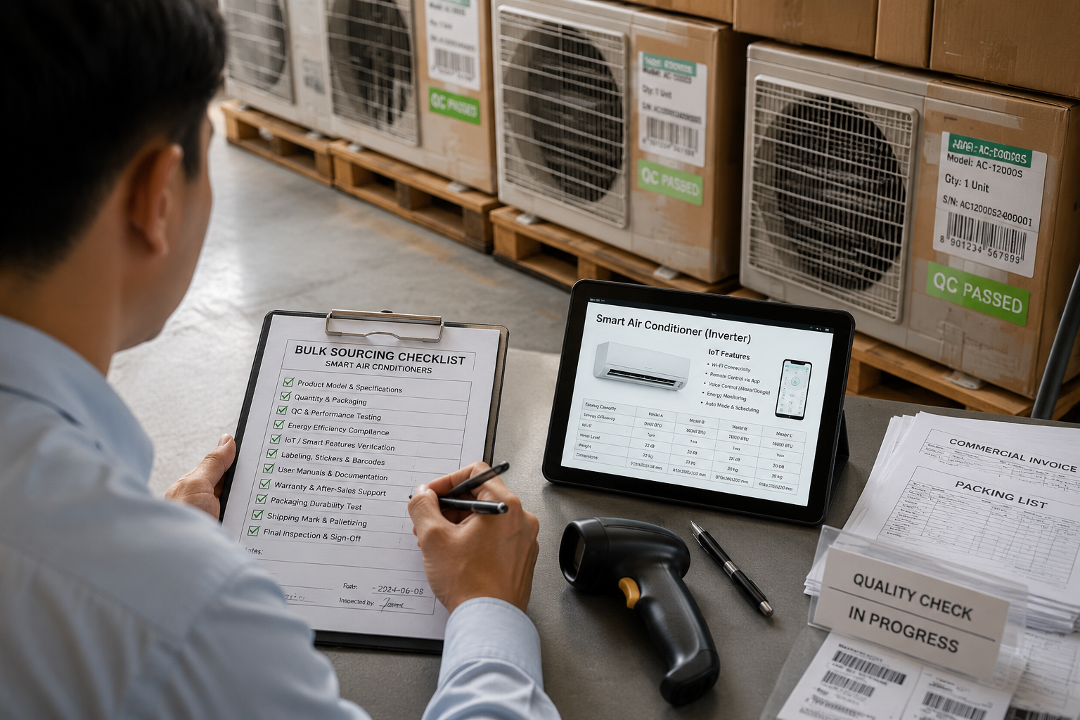 B2B Bulk Sourcing AC bulk sourcing checklist smart AC