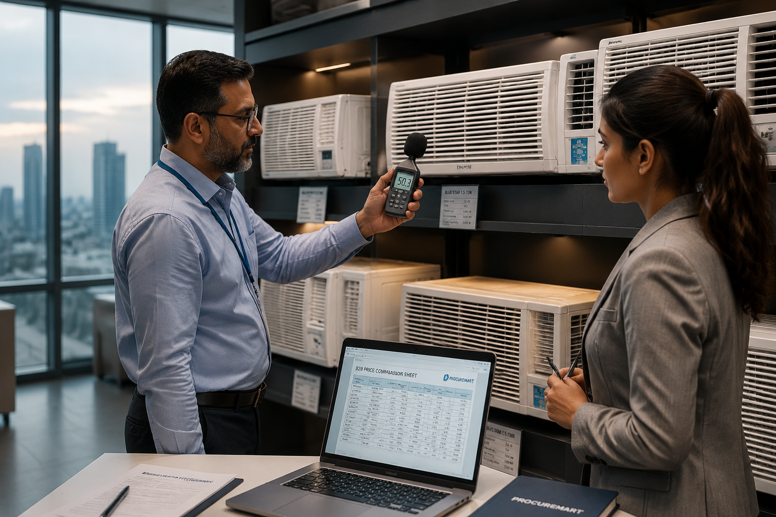 B2B sourcing quietest window air conditioners