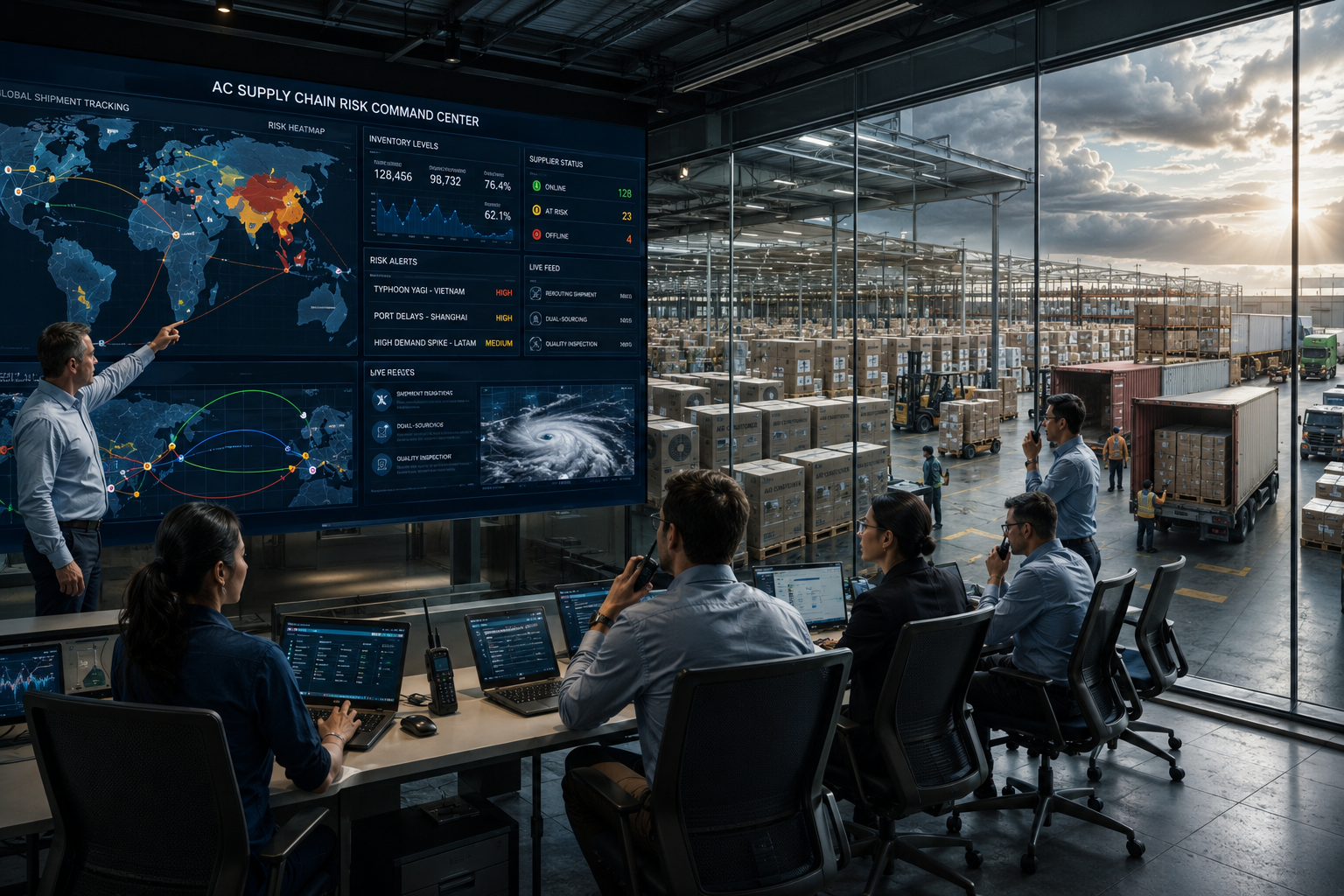 supply chain risks OEM ODM mitigate AC supply chain risks