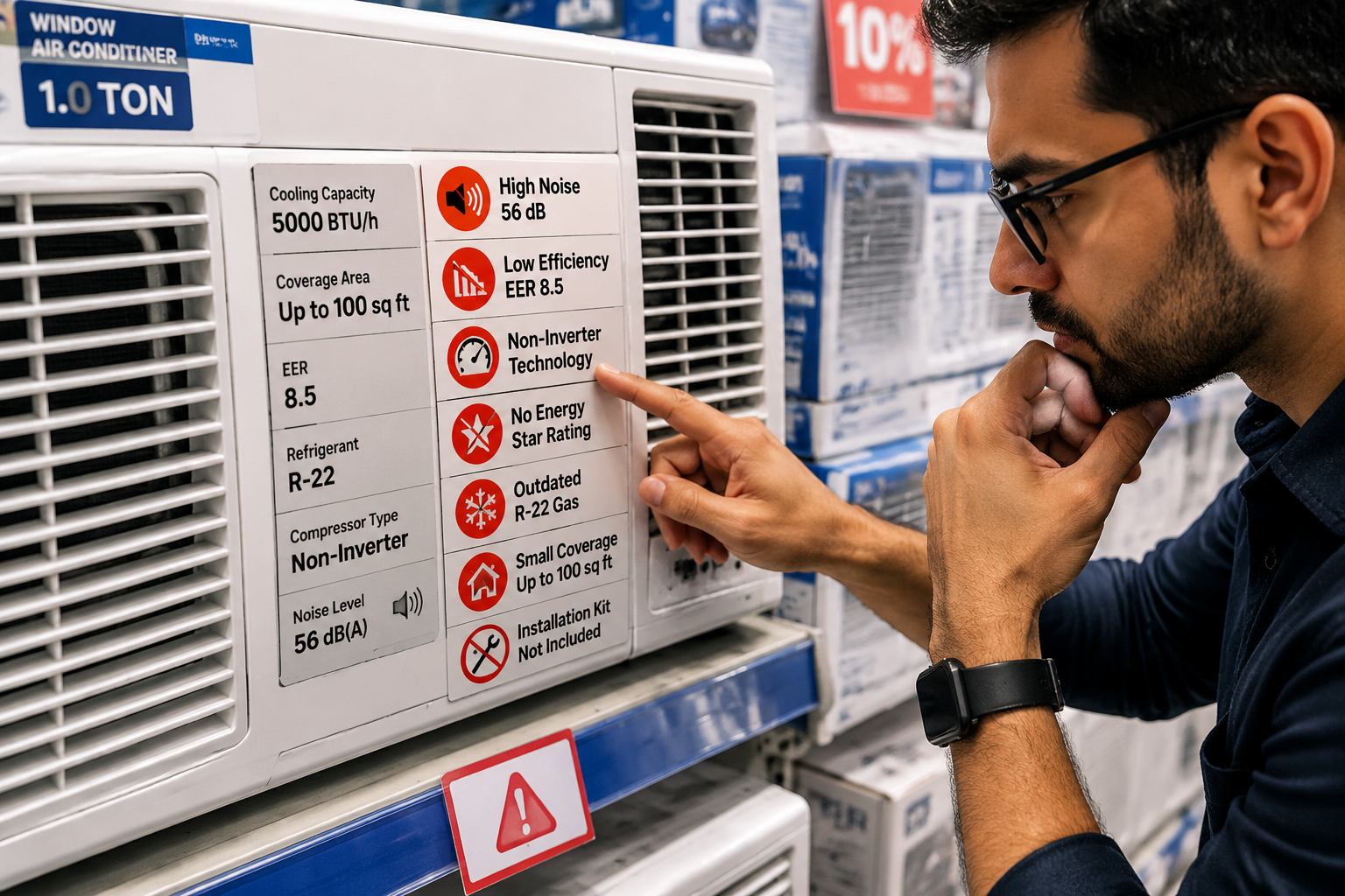 spec red flags for AC window ac spec red flags