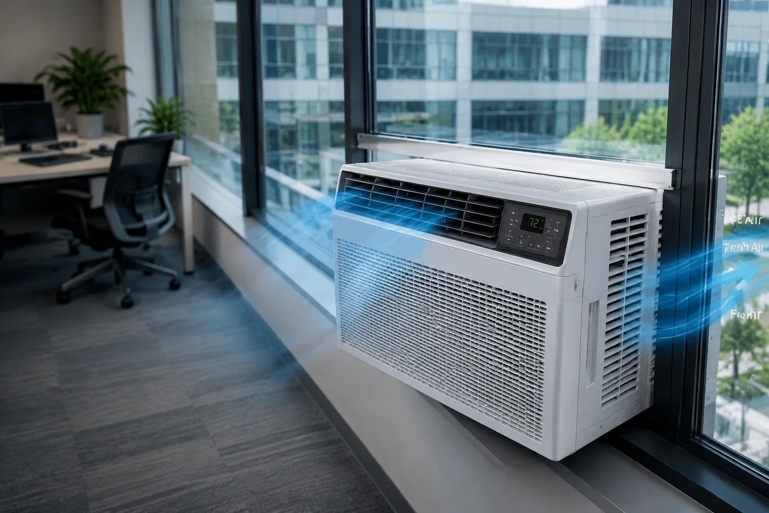 Window Air Conditioner Circulation Window air conditioner pulling air from outside B2B