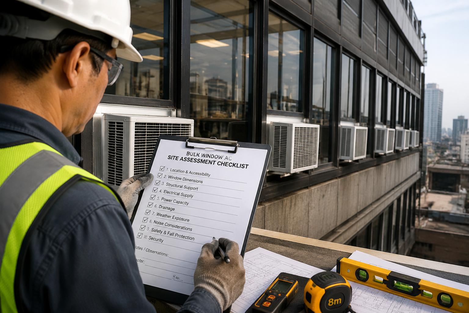 Bulk Window AC Site Assessment Checklist bulk window ac site assessment checklist