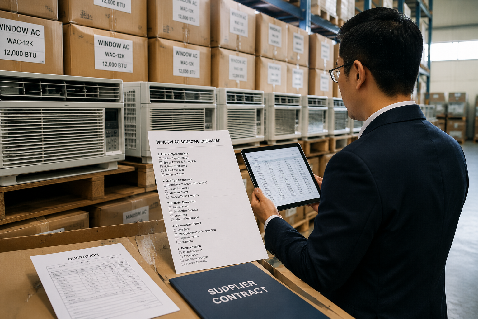 window AC sourcing checklist for bulk buyers